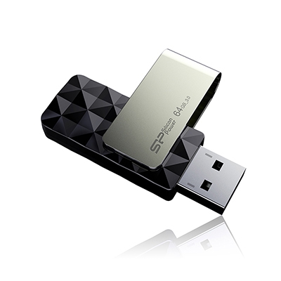 USB 3.0  64GB  Silicon Power  Blaze B30  черный