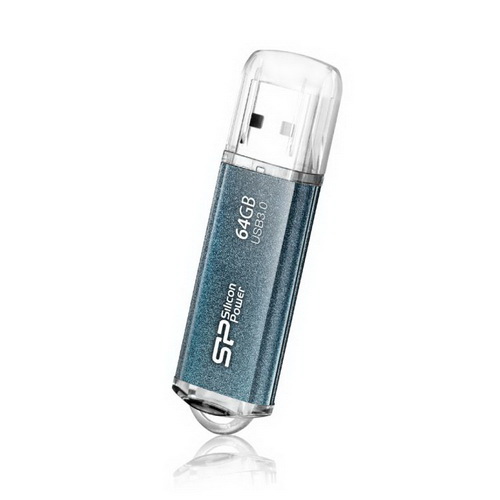 USB 3.0  64GB  Silicon Power  Marvel M01 синий