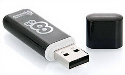 USB  8GB  Smart Buy  Glossy  чёрный