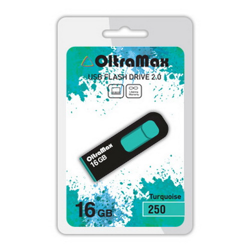 USB  16GB  OltraMax  250  бирюзовый