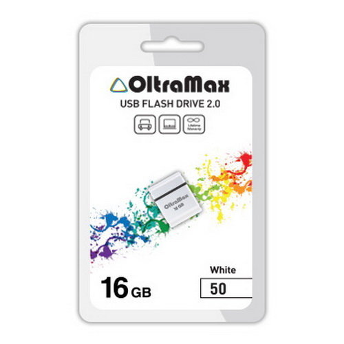 USB  16GB  OltraMax   50  белый