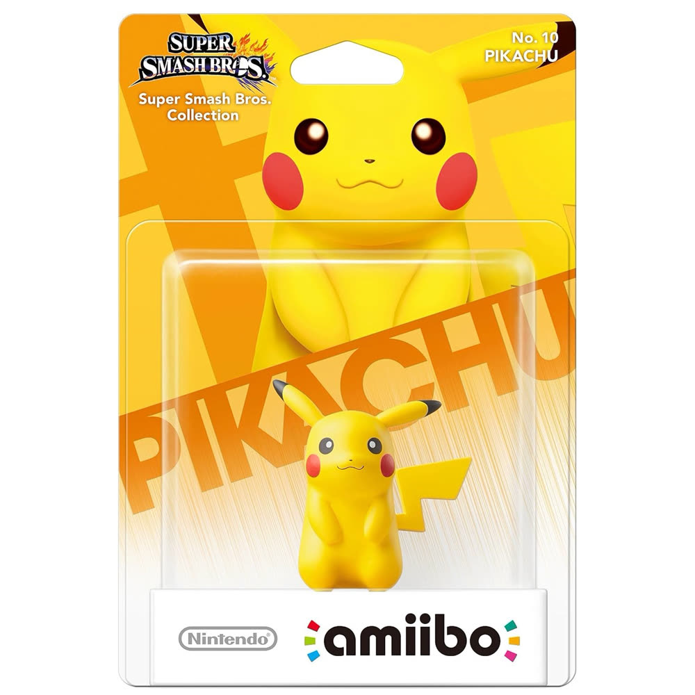 Pikachu - №10 (Super Smash Bros. коллекция) [Nintendo Amiibo Character]