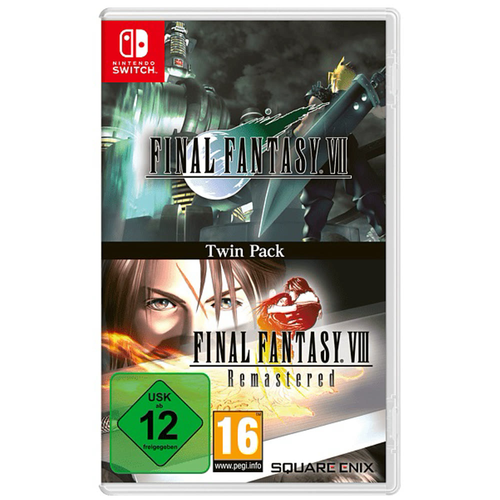 Final Fantasy VII & Final Fantasy VIII Remastered -Twin Pack  [Nintendo Switch, английская версия]