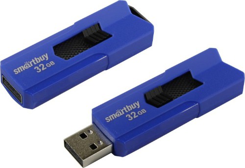 USB  32GB  Smart Buy  Stream  синий