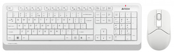 Комплект беспроводной Клавиатура + Мышь A4TECH Fstyler FG1012 USB Multimedia, белый (1/10)