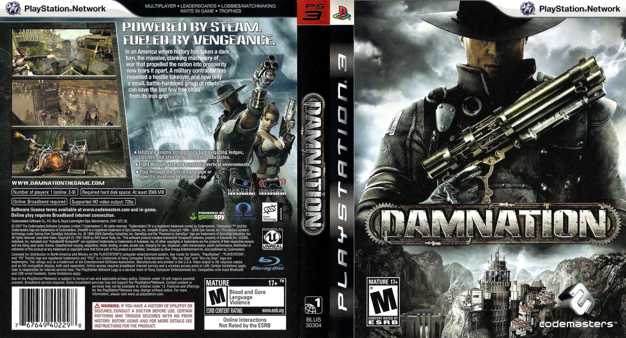 Damnation [PS3, английская версия]