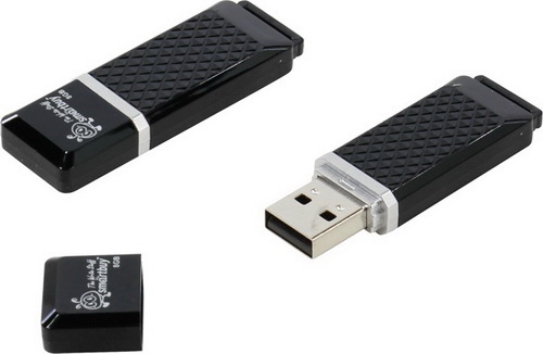 USB  8GB  Smart Buy  Quartz  чёрный