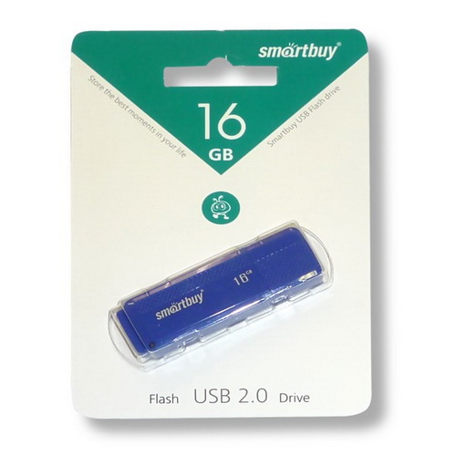 USB  16GB  Smart Buy  Dock  синий