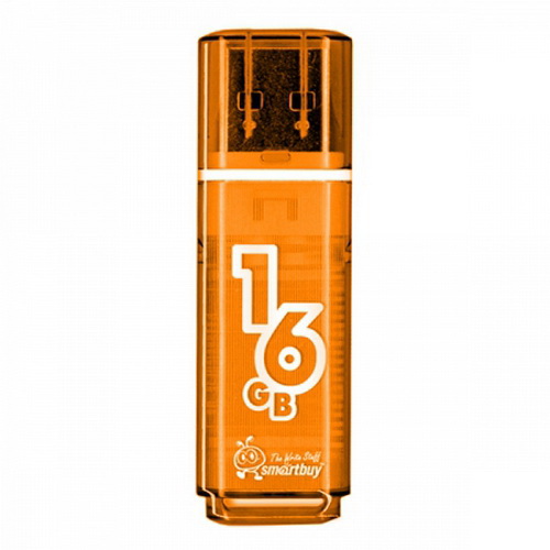 USB  16GB  Smart Buy  Glossy  оранжевый