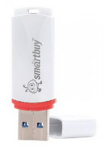 USB  32GB  Smart Buy  Crown  белый