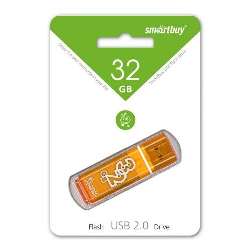 USB  32GB  Smart Buy  Glossy  оранжевый