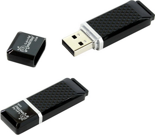USB  32GB  Smart Buy  Quartz  чёрный