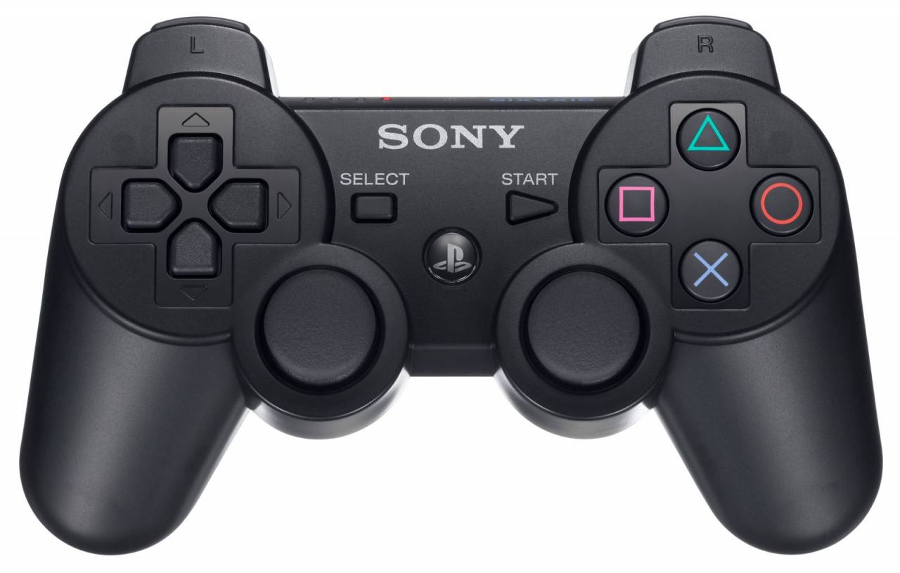 Джойстик PS3 Dual Shock чёрный (пакет)