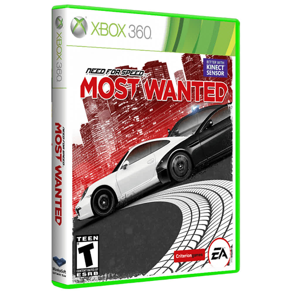 Need for Speed Most Wanted 2012 (с поддержкой MS Kinect) [Xbox 360, английская версия]
