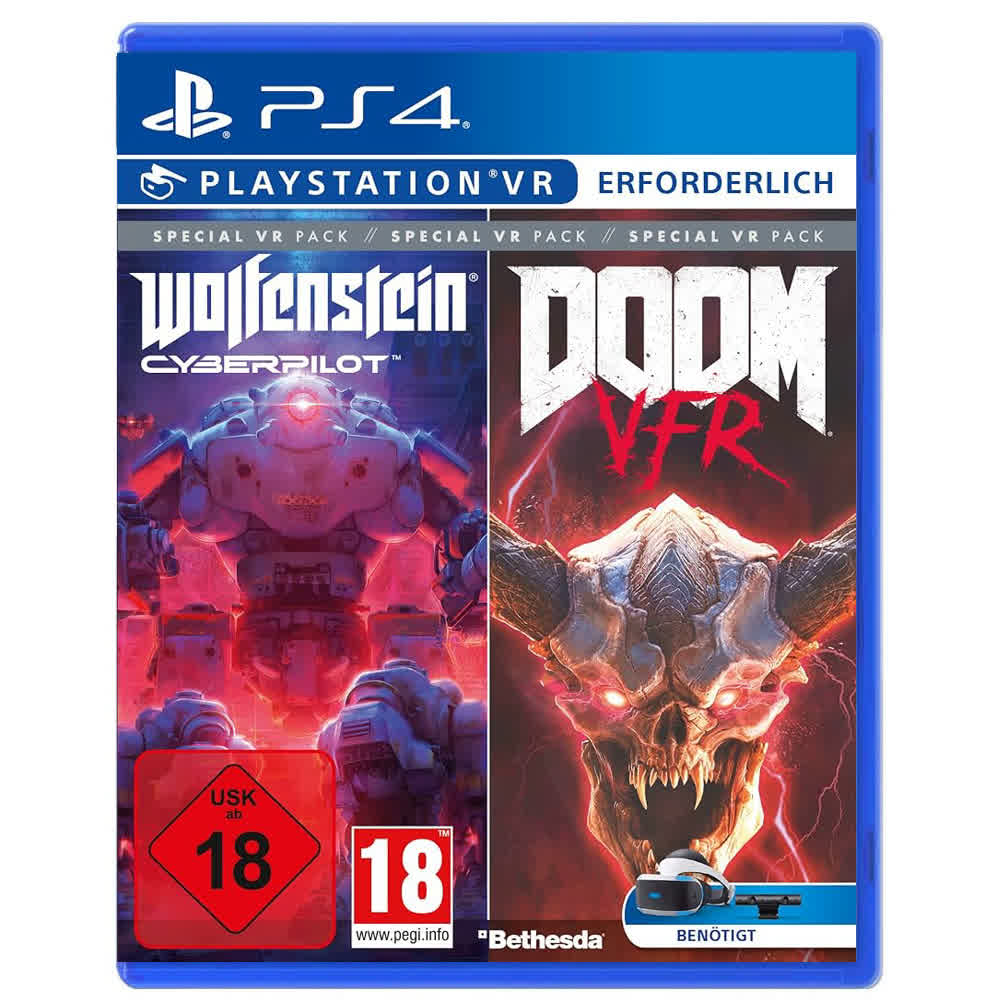 DOOM VFR and Wolfenstein: Cyberpilot - Special VR Pack [PS4, русская версия/английская версия]