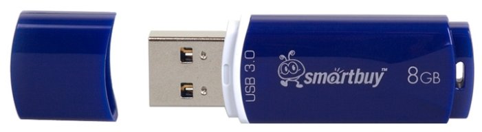 USB 3.0  64GB  Smart Buy  Diamond  синий