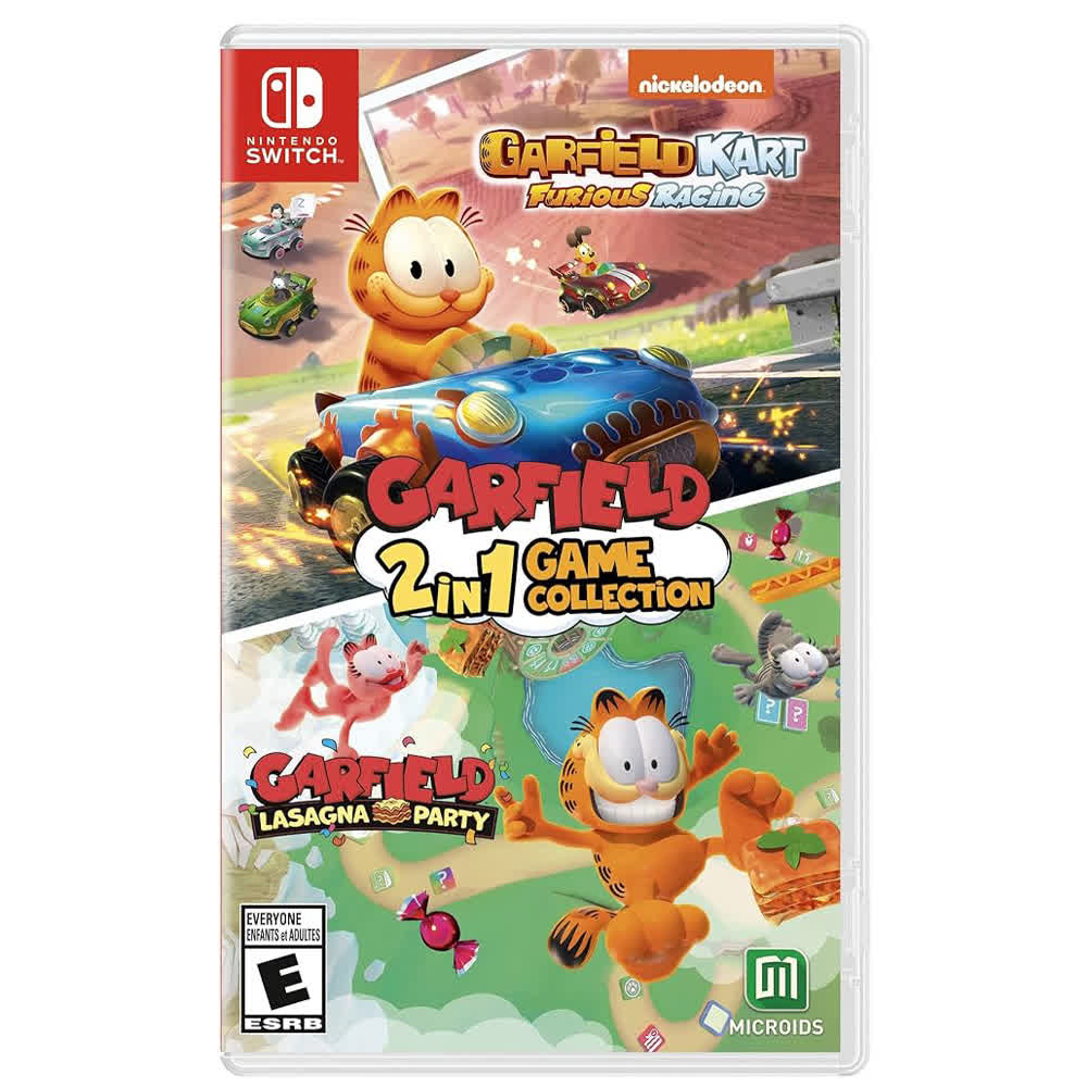 Garfield Lasagna Party + Kart Furious Racing [Nintendo Switch, русские субтитры/ англ. версия]