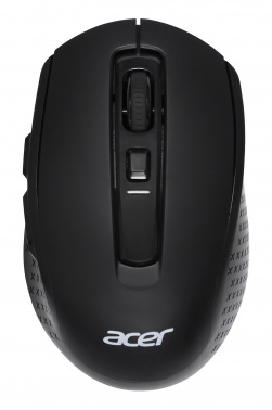Беспроводная мышь ACER OMR070 оптическая (1600dpi) BT/Radio USB (6but), черный (1/40)