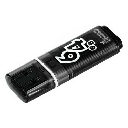 USB  64GB  Smart Buy  Glossy  чёрный