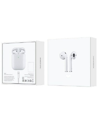 Наушники внутриканальные Borofone BW01, Plus, bluetooth 5.1, микрофон, цвет: белый(1/22/132)