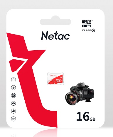 MicroSD  16GB  Netac  P500  Eco  Class 10 без адаптера