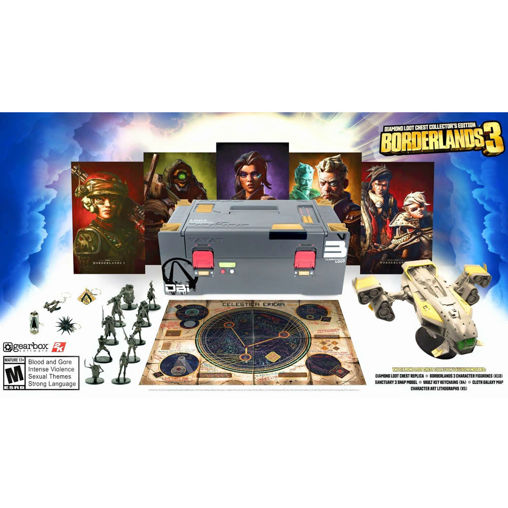 Borderlands 3 Diamond Loot Chest - Collector's Box (Game Not Included)