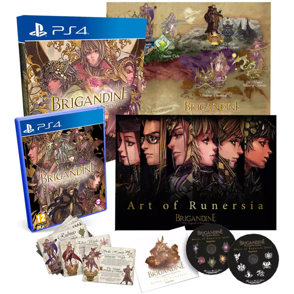 Brigandine: The Legend of Runersia - Collector's Edition [PS4, английская версия]