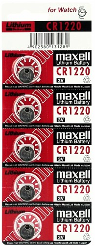 Элемент питания MAXELL  CR 1220 BL5 (5/100/4000)