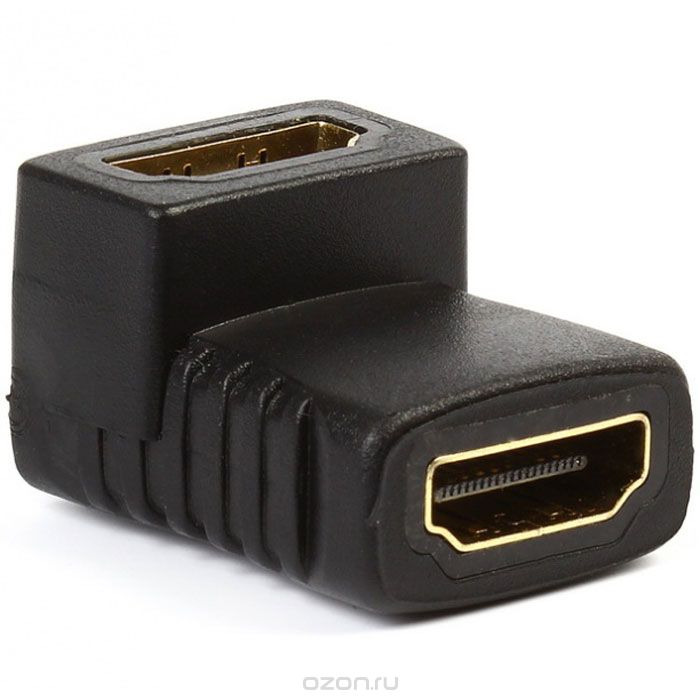 Адаптер SMART BUY HDMI F-F, угловой разъем (1/1000)