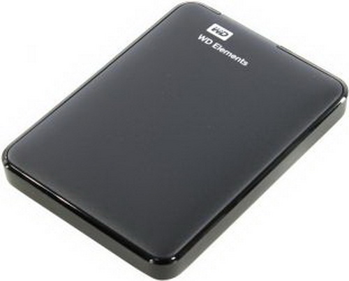 Внешний HDD  WD  1 TB  Elements SE Portable чёрный, 2.5", USB 3.0