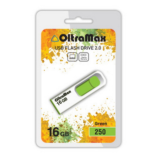 USB  16GB  OltraMax  250  зелёный