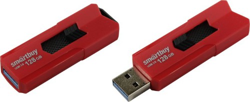 USB 3.0  128GB  Smart Buy  Stream  красный