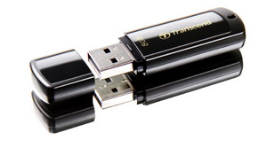 USB  8GB  Transcend  JetFlash 350  чёрный