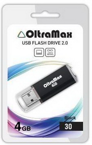 USB  4GB  OltraMax   30  чёрный