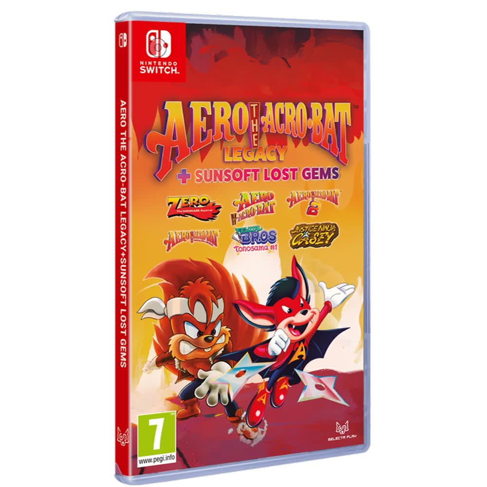 Aero the Acro-Bat Legacy + Sunsoft Lost Gems [Nintendo Switch, русские субтитры]