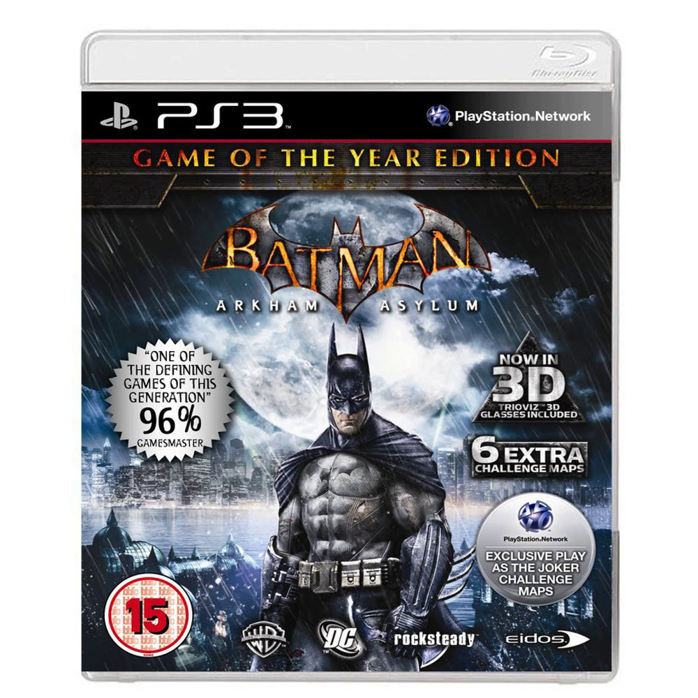 Batman: Arkham Asylum - Game of the Year Edition [PS3, английская версия]