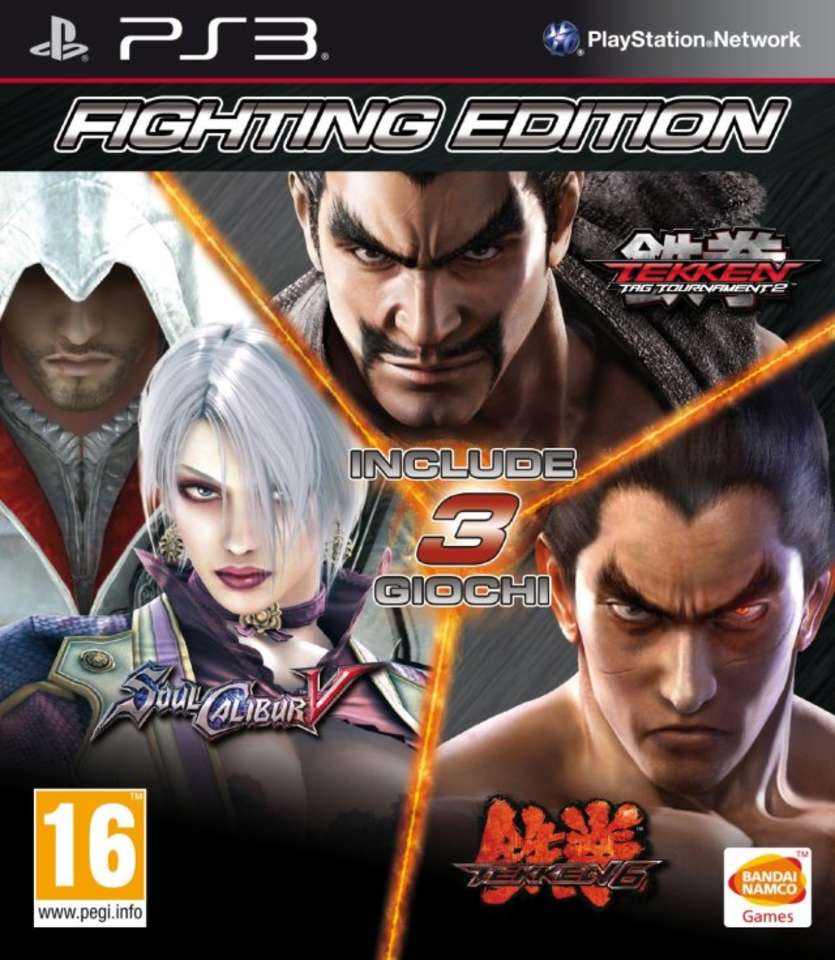 Fighting Edition (Tekken 6, Soul Calibur 5, Tekken Tag Tournament 2) [PS3, русские субтитры]