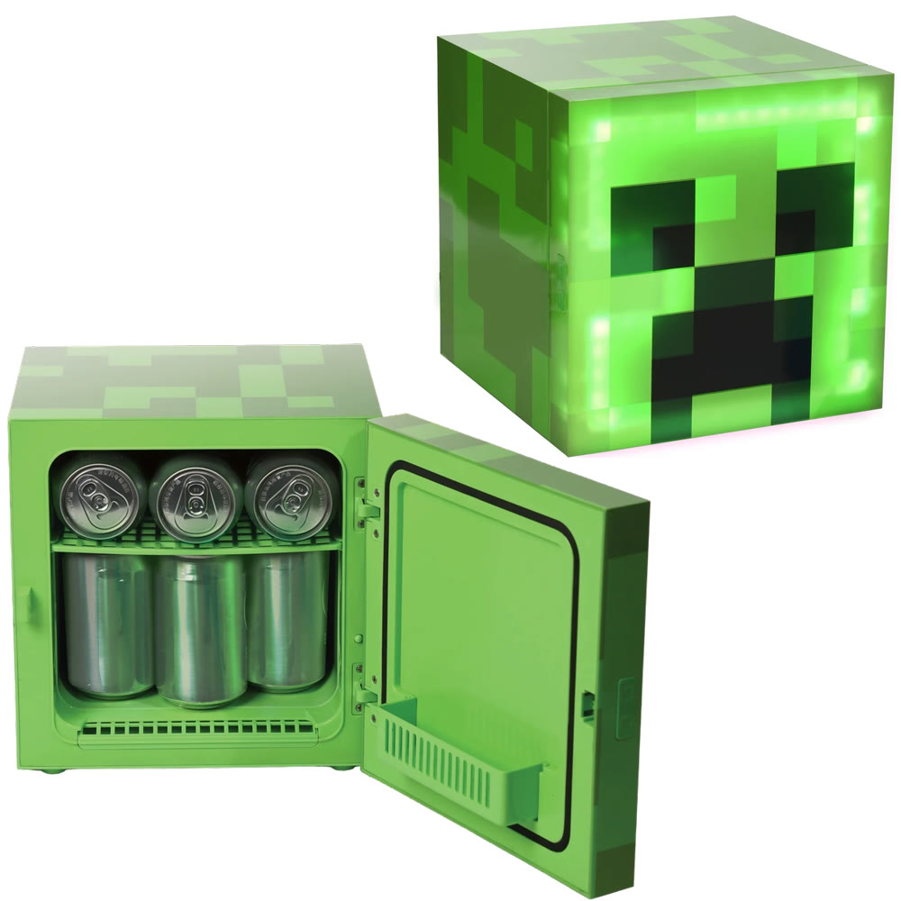 Мини-холодильник UKON!C Thermoelectric Cooler - Minecraft: Creeper Block, 6.7L