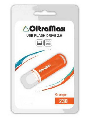 USB  4GB  OltraMax  230  оранжевый