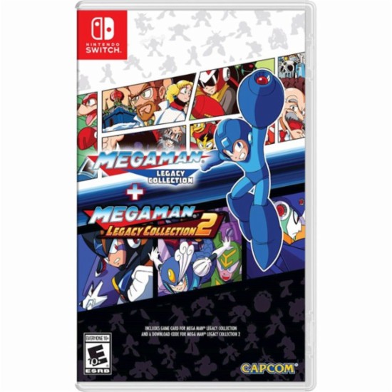 Mega Man Legacy Collection 1 + 2 [Nintendo Switch, 1-ая русская версия, 2-ая английская версия]