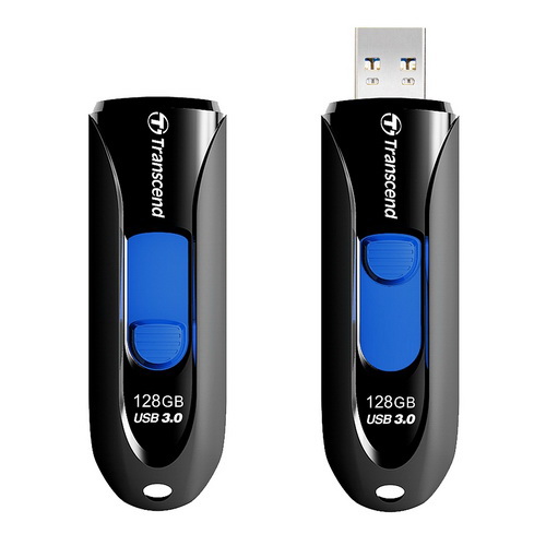 USB 3.0  128GB  Transcend  JetFlash 790  чёрный