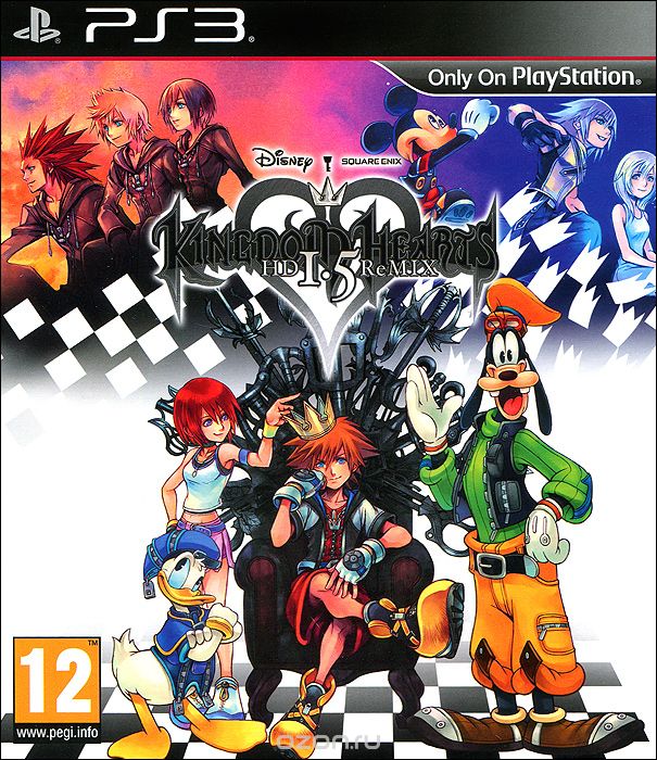 Kingdom Hearts HD 1.5 Remix [PS3, английская версия]