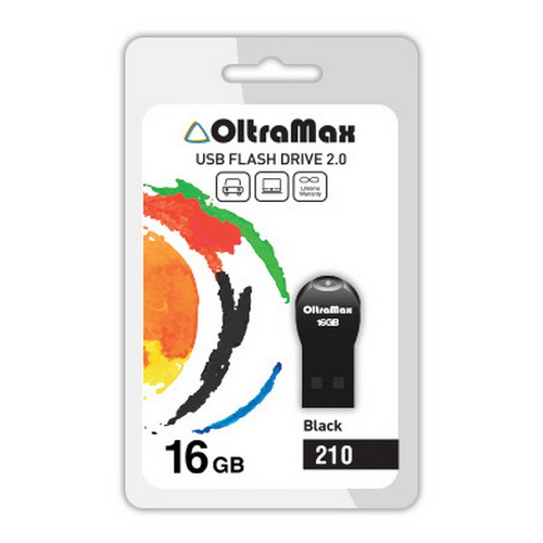 USB  16GB  OltraMax  210  чёрный