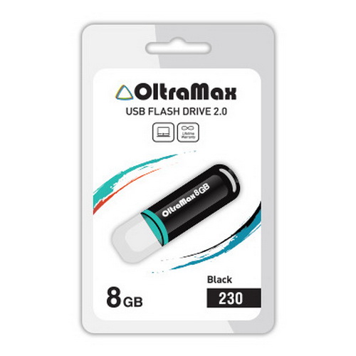 USB  8GB  OltraMax  230  чёрный