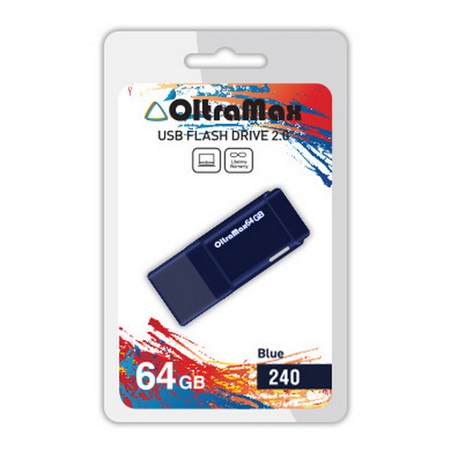 USB  64GB  OltraMax  240  синий