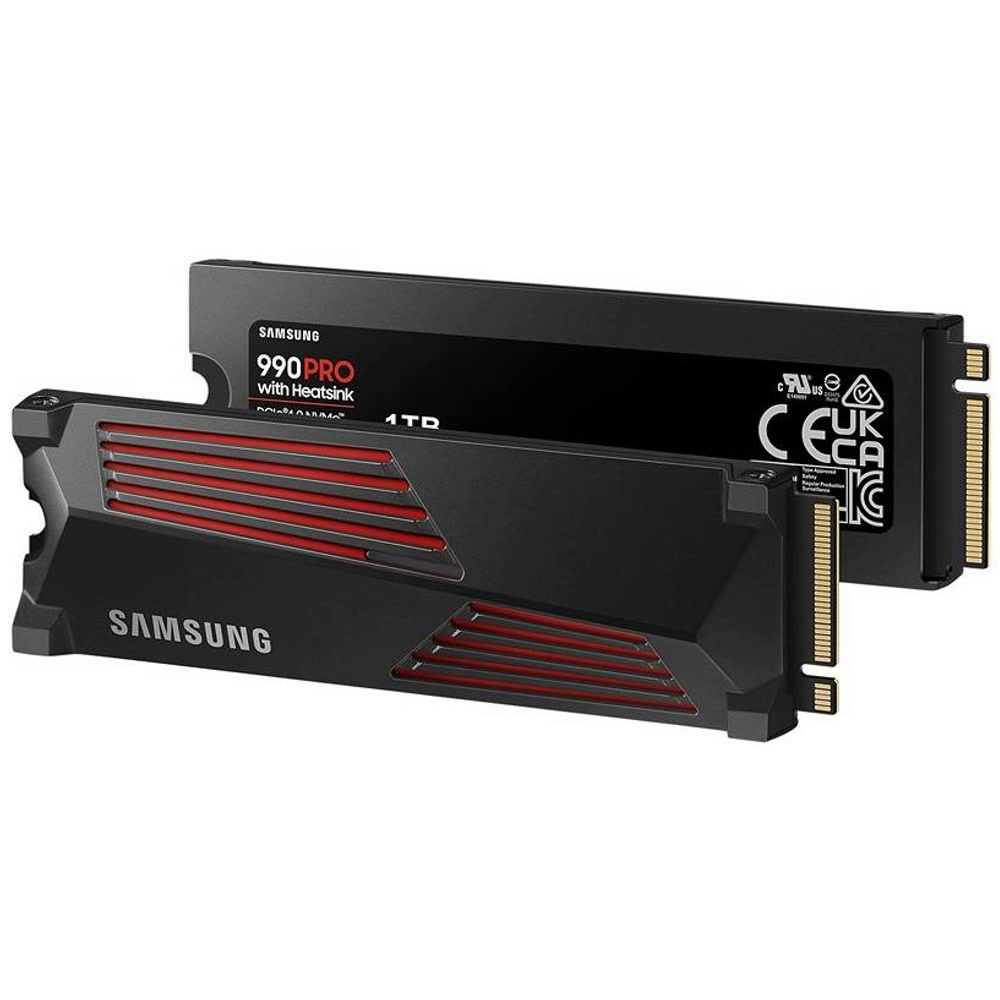 Внутренний SSD накопитель Samsung 990 Pro M.2 NVMe 1Tb with heatsink