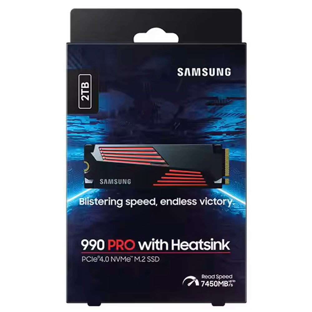 Внутренний SSD накопитель Samsung 990 Pro M.2 NVMe 2Tb with heatsink