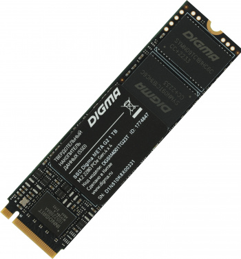 Внутренний SSD  Digma 1TB  Mega G2, PCIe 4x4, R/W - 4900/4600 MB/s, (M.2), 2280, IG5220, 3D TLC