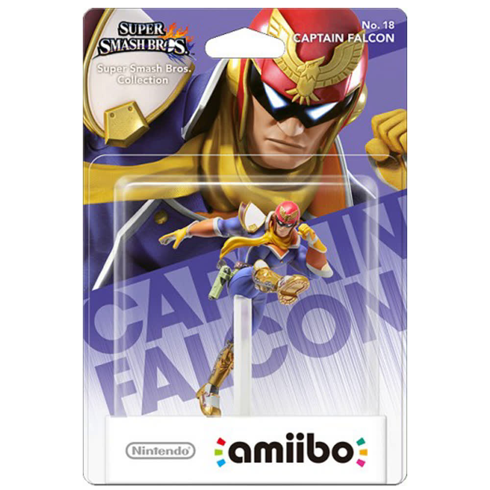 Captain Falcon - №18 (Super Smash Bros. коллекция) [Nintendo Amiibo Character]