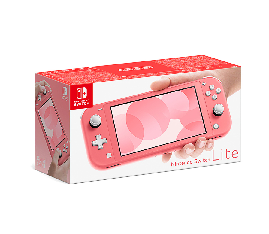 Nintendo Switch Lite кораллово-розовый
